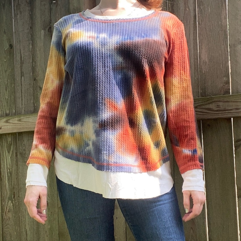 Cactus + Pearl Multicolor Knit Top